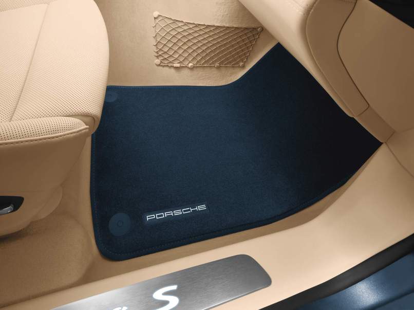 Tappetini con bordo in nabuk