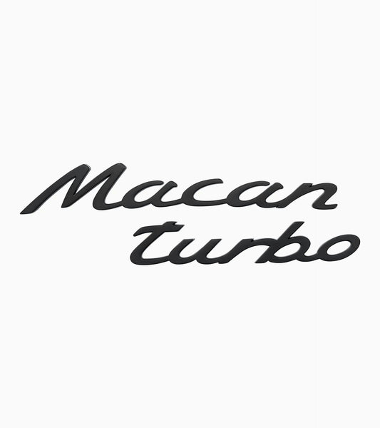 Set di due magneti con scritta modello - Macan Turbo