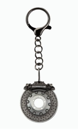 Key ring, brake disc, black