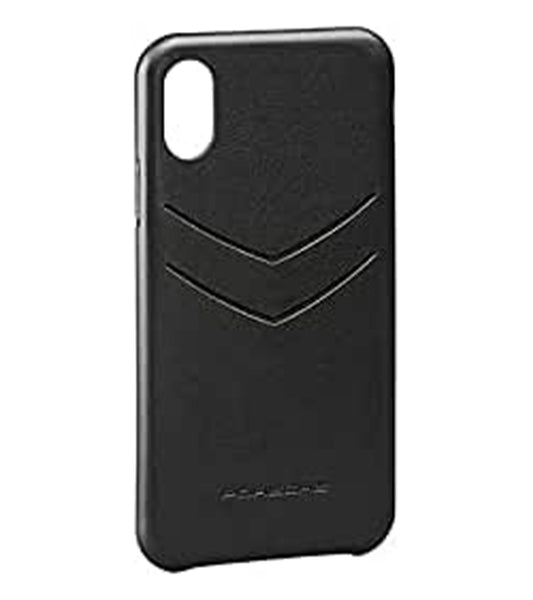 Snap On Case, in pelle,iPhone XR, nera